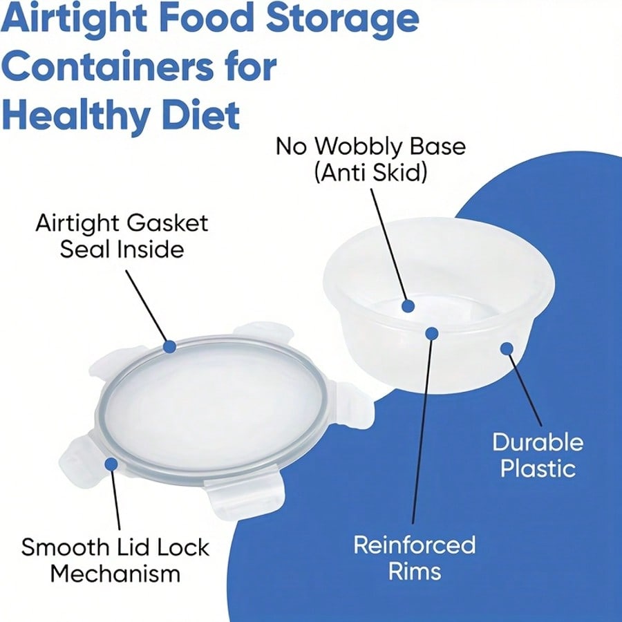 24-delige set voedselcontainer - Meal Prep Containers recensie en prijs