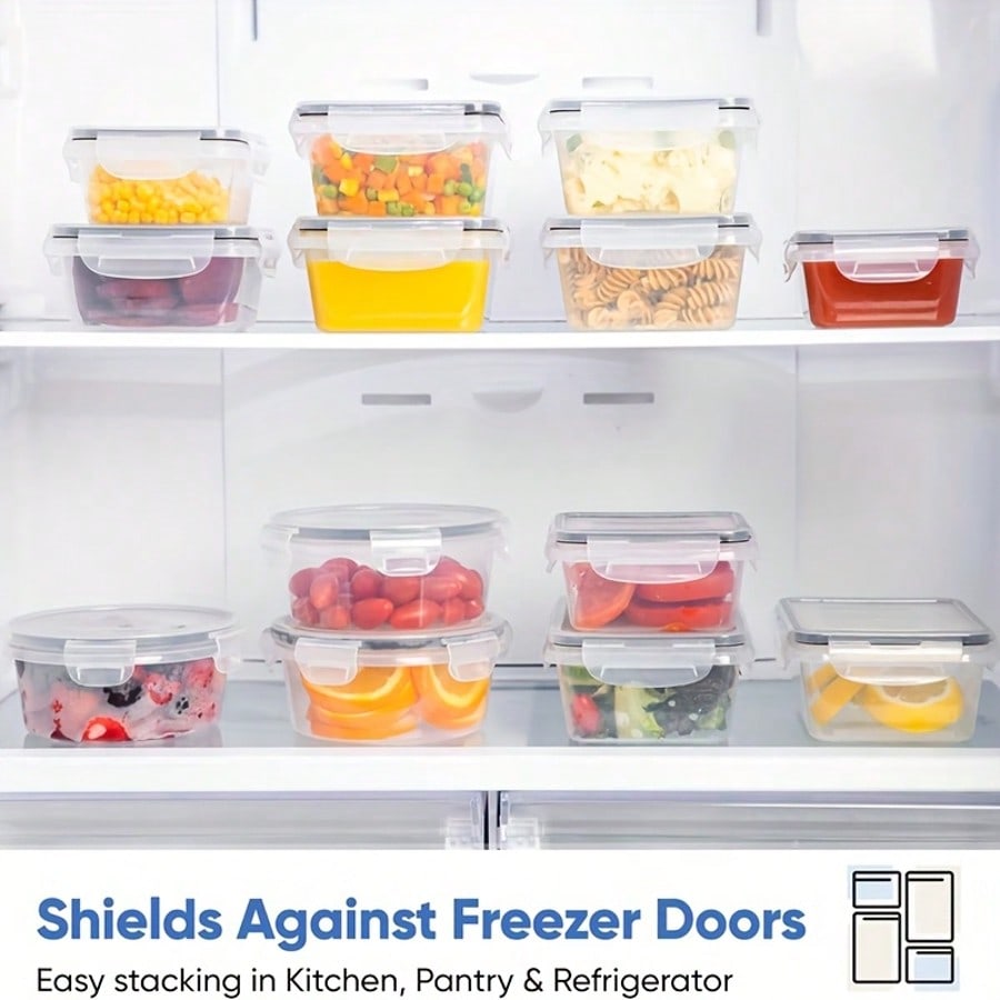 24-delige set voedselcontainer - Meal Prep Containers recensie en prijs